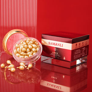 Beste Verkopen Private Label Whitening <span class=keywords><strong>24K</strong></span> Goud Serum Fullerene Placenta Capsules Originele Huidverzorging Serum - Product Image 1