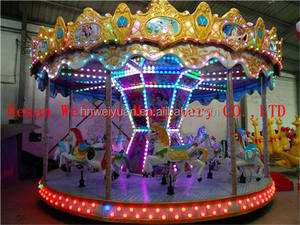 Carrusel Horse Kiddie Rides Atracciones De Feria Carrusel Fibra De Vidrio Fabricante Profesional Vender Caballo De Aluminio Personalizado - Product Image 4