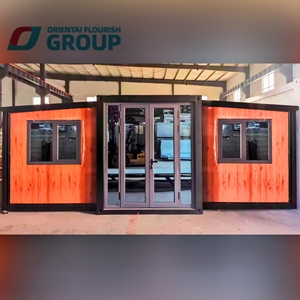 Maison préfabriquée extensible en conteneur de 40 pieds et 20 pieds à vendre Maison préfabriquée en acier léger Villa préfabriquée de 5 chambres à coucher - Product Image 1