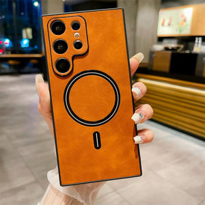 Étui en cuir magnétique sans fil <span class=keywords><strong>pour</strong></span> <span class=keywords><strong>Samsung</strong></span> Galaxy S25 S24 S23 S22 S21 Ultra Plus, <span class=keywords><strong>coque</strong></span> souple avec protection d'appareil photo magnétique - Product Image 6