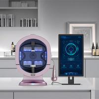 Produk pemindai wajah cermin ajaib kombinasi wajah, pemindai wajah 3d dengan X5-AI penganalisa gambar kulit