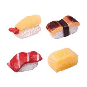 ของเล่นจำลองอาหารจิ๋ว, ซูชิอาหารทะเลญี่ปุ่น, สติ๊กเกอร์ติดตู้เย็น, อุปกรณ์ตกแต่ง DIY, ของจิ๋ว - Product Image 5
