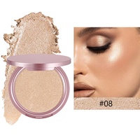 Poudre-gel pressée illuminatrice effet diamant, texture purée de pommes de terre, végane, haute pigmentation, pour visage et corps, ODM