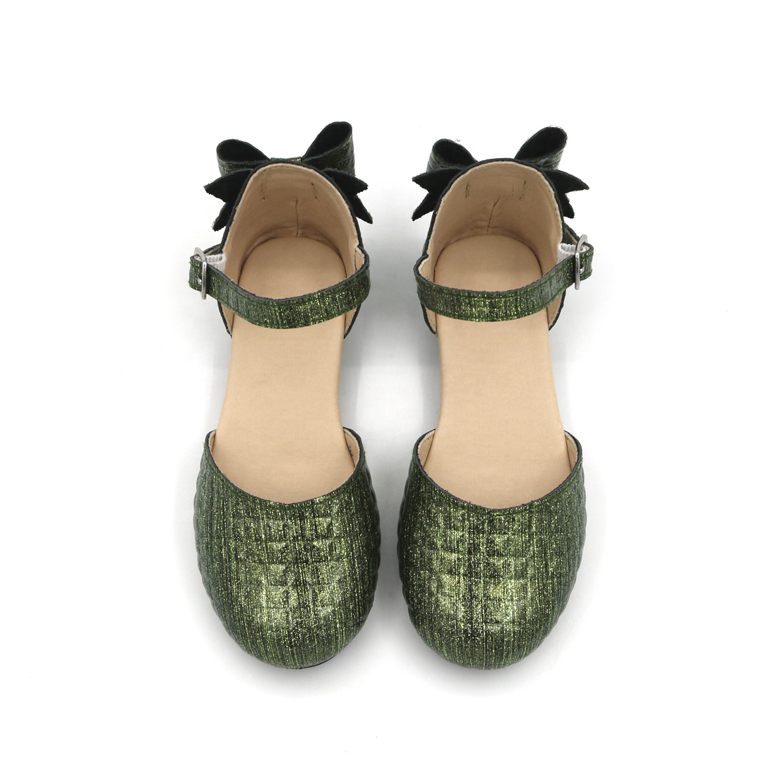 Custom Children Original Leather Kids Shoes Flats 2021 For Girls Party Baby Rubber Sole Shoes