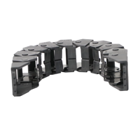 Pont Nylon CNC Câble Électrique Chaîne D'énergie En Plastique, JFLO Chine Fournisseur JE19Q Série, Type Facile