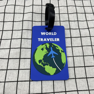 Direct Factory PVC Ultra-<b>light</b> Soft-Rubber Luggage Tags Airplane Boarding Pass-Style Anti-Loss Leisure Travel <b>Suitcase</b> Pendants - Product Image 5