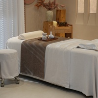 Ensemble de draps de table de massage blancs, plus épais, doux et résistants aux taches, draps et housses de massage