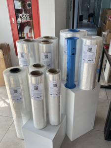 Máy bọc màng căng phim hiệu quả chi phí LLDPE máy đóng gói bán tự động không có màu tiêu chuẩn moq 500kg - Product Image 5