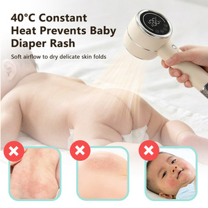 Sèche-cheveux Torlin 110000 tr/min à faible bruit, détection infrarouge 4 températures, portée 200 m, ions négatifs, 1440 W, pour bébés, enfants, hôtels et extérieur - Product Image 4