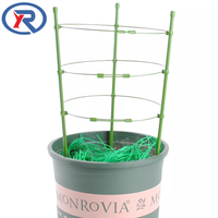 Cage de Support de Plante Grimpante Anneaux Réglables Treillis de Jardin Cage de Tomate pour Plante Support de Fleur
