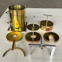 ASTM Standard Steel CBR Test Mould California Bearing Ratio Mold Soil Testing Equipment CBR Standard Mould and Accessories