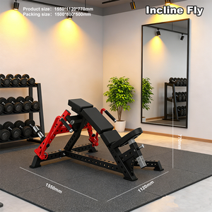 Máquina de Ejercicios de Fuerza Comercial para Entrenamiento de Pecho, Máquina de Press de Pecho Sentado con Inclinación - Product Image 2