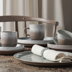 Juego de <span class=keywords><strong>Vajilla</strong></span> de Porcelana de Gran Capacidad con Diseño Escénico, Tazas de Café Duraderas, Caja de Regalo - <span class=keywords><strong>Vajilla</strong></span> Premium - Product Image 6