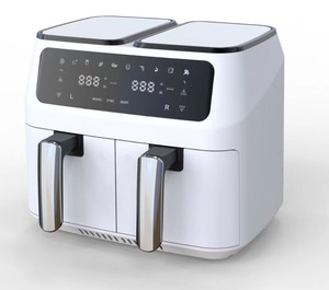Nueva Freidora de Aire de Doble Cesta de 8L y 9L con Dos Zonas de Cocción y Control Separado, Zona de Horno Mate, Freidora de Aire de Doble Compartimento - Product Image 5