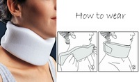 Collier cervical en mousse souple unisexe pour soulager la douleur, vente en gros d'usine