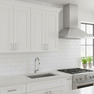 Mobiletto Shaker Bianco Sydney di Sunique, 12x36x12 Pollici, 1 Porta 2 Ripiani, Design Moderno per Cucina in MDF - Product Image 4