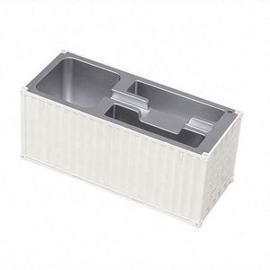 1:30 Container Shape Pen Holder Customized Plastic Desk Organizer <b>Gift</b> Box - Product Image 1