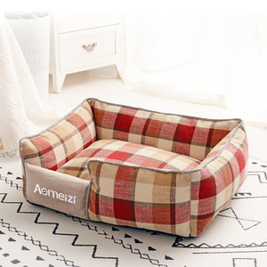 Vendita diretta della fabbrica quadrato staccabile e lavabile grande letto per cani nido per quattro stagioni universale morbido letto nido per animali domestici - Product Image 5