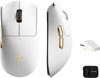 Ratón Inalámbrico para Juegos MCHOSE K7 Ultra, Ultraligero, Sensor PAW3950, 120 Horas de Autonomía, Base de Carga Magnética