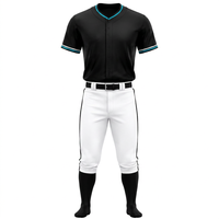 Ensemble de maillots de sport de baseball haut de gamme personnalisés, légers, respirants, pour équipes, qualité export