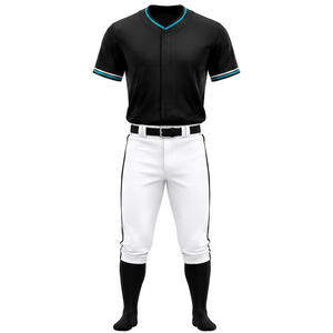 Ensemble de maillots de sport de baseball haut de gamme personnalisés, légers, respirants, pour équipes, qualité export - Product Image 1