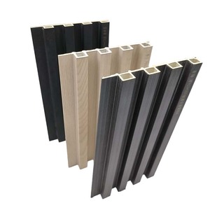 Hot bán Kích thước 168*24*2900 mét Nhà Máy Giá nội thất rãnh <span class=keywords><strong>WPC</strong></span> Panel tường có sẵn trong nhiều màu sắc <span class=keywords><strong>WPC</strong></span> rãnh boarda - Product Image 2