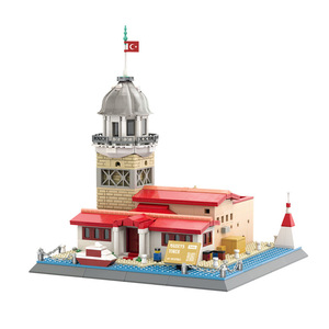 Wanger 5229 Modello della <span class=keywords><strong>Torre</strong></span> di <span class=keywords><strong>Istanbul</strong></span>, Famoso Edificio Mondiale, Blocchi da Costruzione Educativi per Bambini - Product Image 5