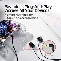 Vente en gros d'écouteurs HyperX Cloud Earbuds III, écouteurs de jeu filaires 3,5 mm, multiplateformes, design d'embouts auriculaires de 4 tailles, commandes intégrées, micro intégré
