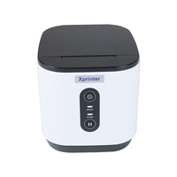 245B Imprimante de reçus d'autocollants de codes à barres 20-58mm 2 en 1 Imprimante d'étiquettes thermiques pour Android IOS Windows Noir Blanc Stock disponible
