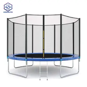 Cama de pular dobrável, venda quente de cama para adultos e crianças, ao ar livre, caminhão, bungee, com rede de proteção