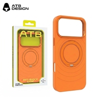 Coque de téléphone magnétique mate ATB pour iPhone 18 Pro, compatible avec iPhone 18, 17, 16, 15, antichoc, en TPU, robuste