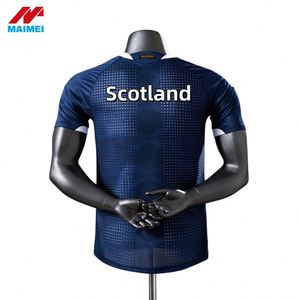 Camisetas de Fútbol de Alta Calidad con Impresión Digital Escocesa, Personalizadas, Cómodas para Entrenamiento, 100% Poliéster, para Usar en 2026 - Product Image 1