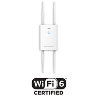 Grandstream GWN7664LR AX6000 Point d'Accès Wi-Fi 6 Extérieur Haute Performance Neuf avec Fonctionnalité POE et Switch 40 Gbit/s
