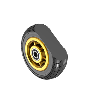 Hochleistungs-Gummi-Lenkrad Schwenkbare Lenk rollen Doppel lager - Product Image 6