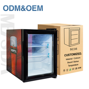 Meisda SC35 35L Nevera Portátil de Sobremesa con Puerta de Vidrio y Compresor para Tiendas de Conveniencia y Cafeterías, Mini Bar, la Más Vendida - Product Image 1