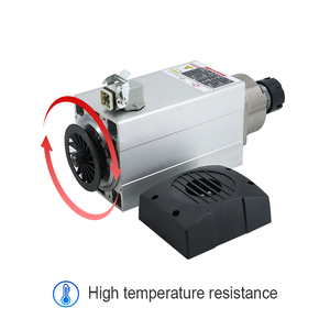 HLTNC GDZ120X103 <span class=keywords><strong>4.5KW</strong></span> ER32 220V 380V 300Hz 18000Rpm מיסב קרמי מנוע ציר קירור אוויר עם HY 5.5KW VFD עבור נתב CNC - Product Image 4