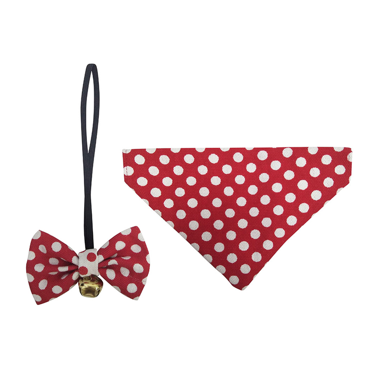 Роскошные ПЭТ с бантом с принтом на заказ для домашних животных для собак по оптовым ценам, Воротник Бандана