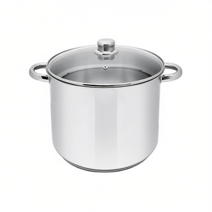 หม้อซุปสแตนเลสพร้อมฝาแก้ว 8 ควอร์ต สำหรับทำน้ำซุปและสตูว์ - Product Image 2