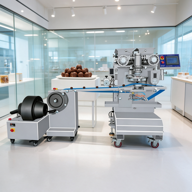 Automatic Encrusting & Rounding Machine for Energy Ball Date Ball Coconut Ball Sesame Ball Protein Ball