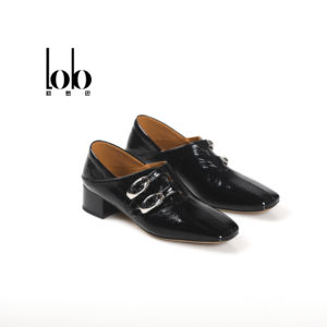 <span class=keywords><strong>รองเท้า</strong></span>ข้อเท้าสูง 5 ซม. รุ่นสปริง/ซัมเมอร์/ออทั่ม ปี 2026 ดีไซน์ทันสมัย โลโก้สั่งทำได้ หนังแท้ หัวเข็มขัดโลหะ นุ่มสบาย แฟชั่นลำลอง เดินสบาย - Product Image 3