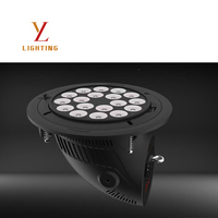 18 pièces 15W Lemon RGBL LED Par Can 15/25/45 °   Projecteur de scène