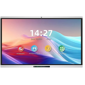 Hiseeview OPS PC จอสัมผัสอัจฉริยะออลอินวันขนาด 86 นิ้ว 4K UHD กระดานไวท์บอร์ดแบบอินเทอร์แอคทีฟ จอแบน ระบบแอนดรอยด์ 14 พอร์ต IO รองรับ OEM - Product Image 1