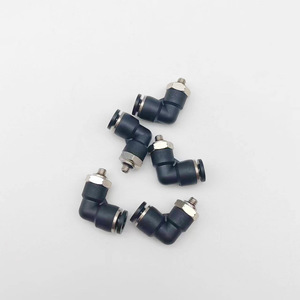 Conector Neumático de Conexión Rápida LJFLO, Rosca Macho 10-32 a Conexión Rápida en Codo de 90 Grados para Rutas de Gas de Laboratorio - Product Image 2