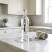 Étiquette thermorétractable durable personnalisée de haute qualité pour l'emballage des boissons, pour les bouteilles de thé au jasmin
