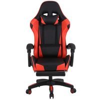 Échantillon Gratuit - Chaise de Bureau Gaming Inclinable en Cuir Autofull avec Repose-Pieds et LED pour PC, Idéale pour le Dropshipping