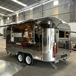 35 Camions <span class=keywords><strong>de</strong></span> restauration mobiles en fibre <span class=keywords><strong>de</strong></span> verre et aluminium, avec miroir magique, pour pizzas, nachos et bonbons, prêts à être expédiés - Product Image 4