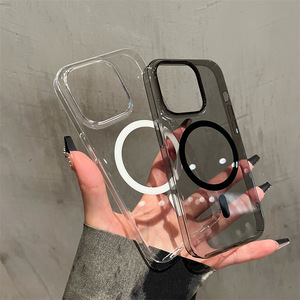 <span class=keywords><strong>IVANHOE</strong></span> Funda de Carga Inalámbrica Transparente Magnética para iPhone 11 12 13 14 15 Pro Max Plus Mini X 7 Ultra Thin 1,2mm PC Cover - Product Image 1