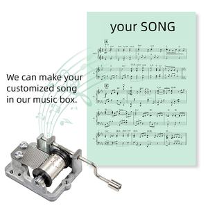 En Stock Nice France 18 Note canción popular movimiento musical melodía personalizada manivela caja de música - Product Image 2