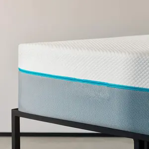 新设计的英国双层床垫织物盖，带透气泡沫和支撑弹簧床垫