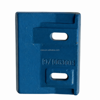 971060905 971063005 971063205 Lame de grattoir pour bétonnière centrale/gauche/droite/latérale, en alliage de chrome haute teneur LIEBHERR